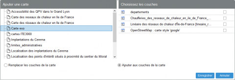 Ajouter une carte